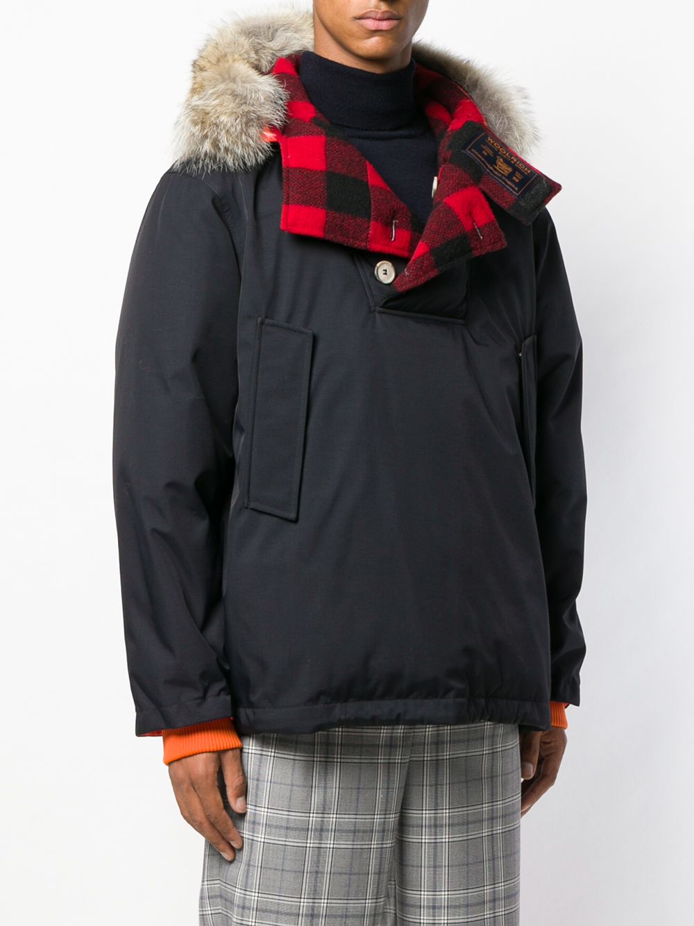 woolrich x griffin hooded padded jacket