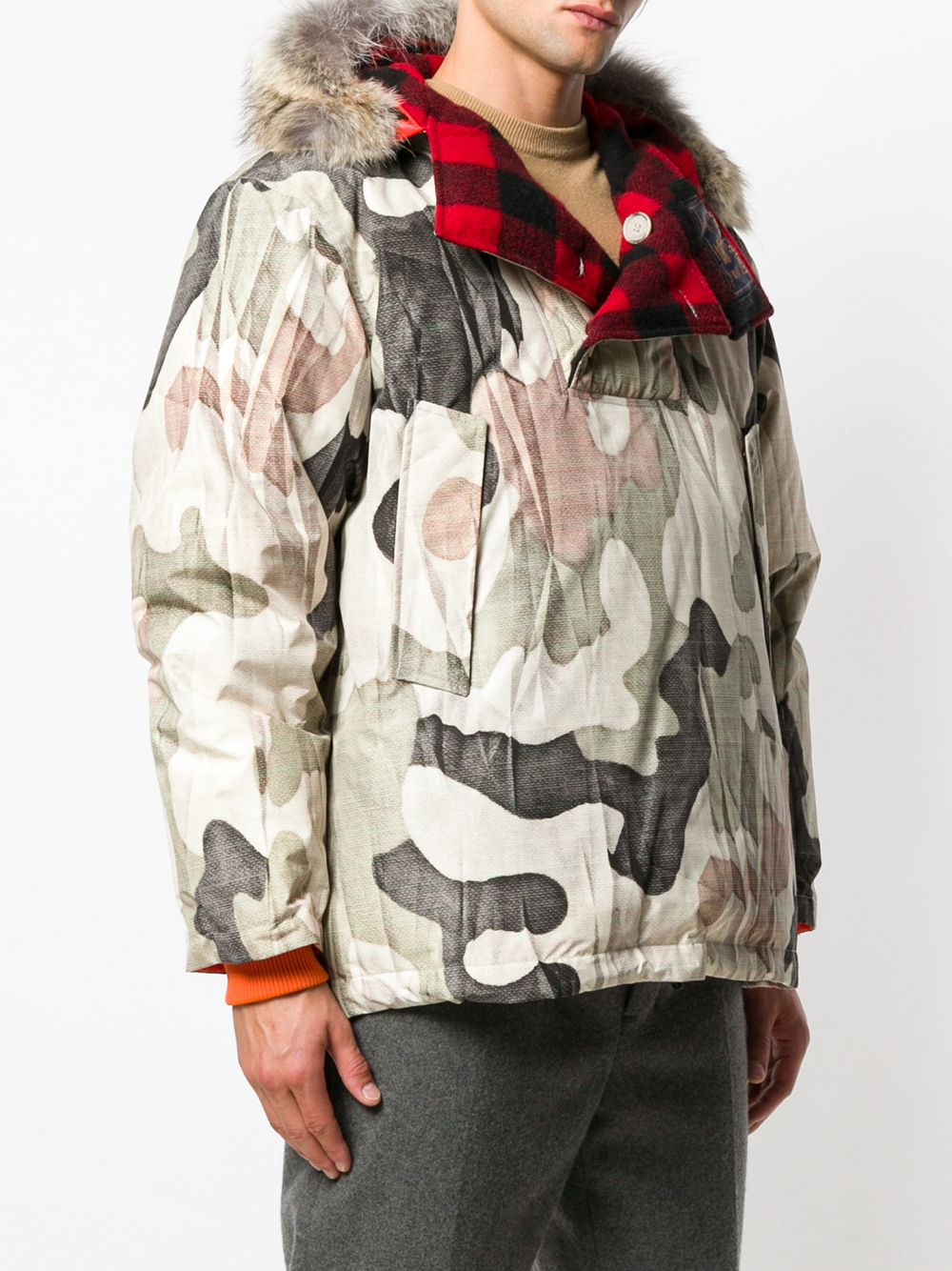 woolrich x griffin camouflage padded jacket