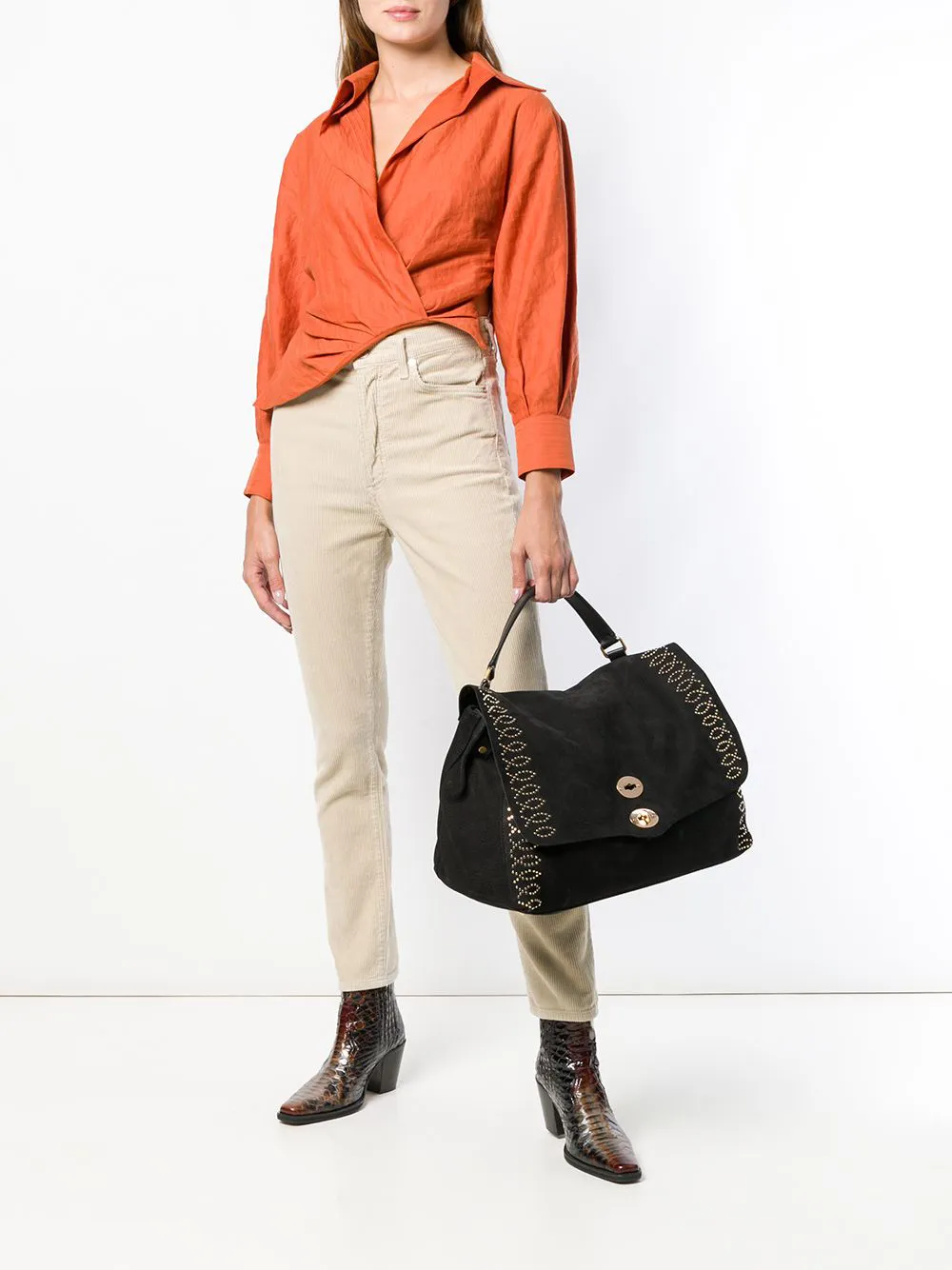 фото Zanellato декорированная сумка-тоут