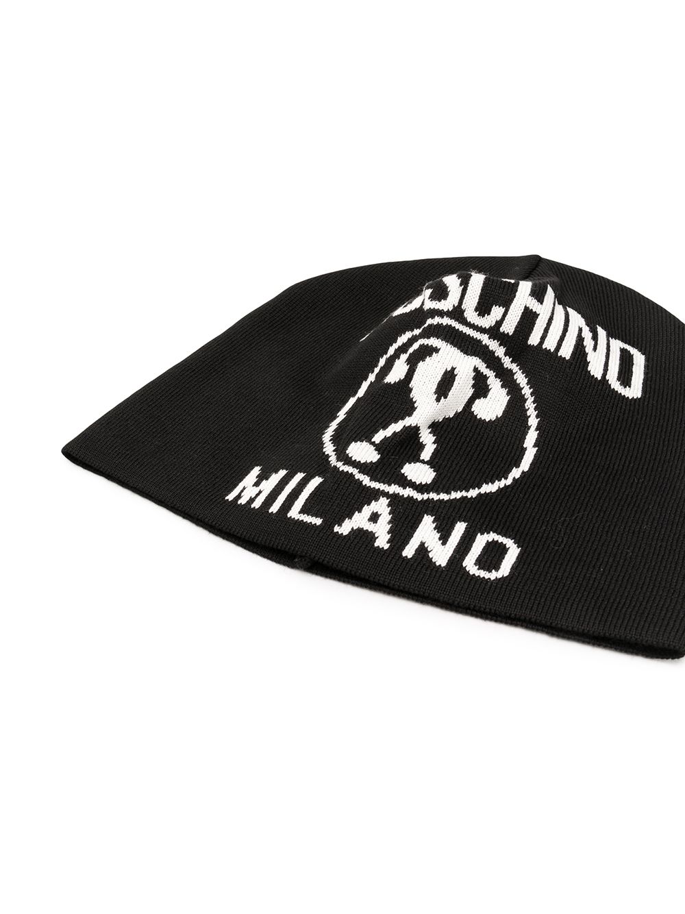 фото Moschino шапка бини с логотипом