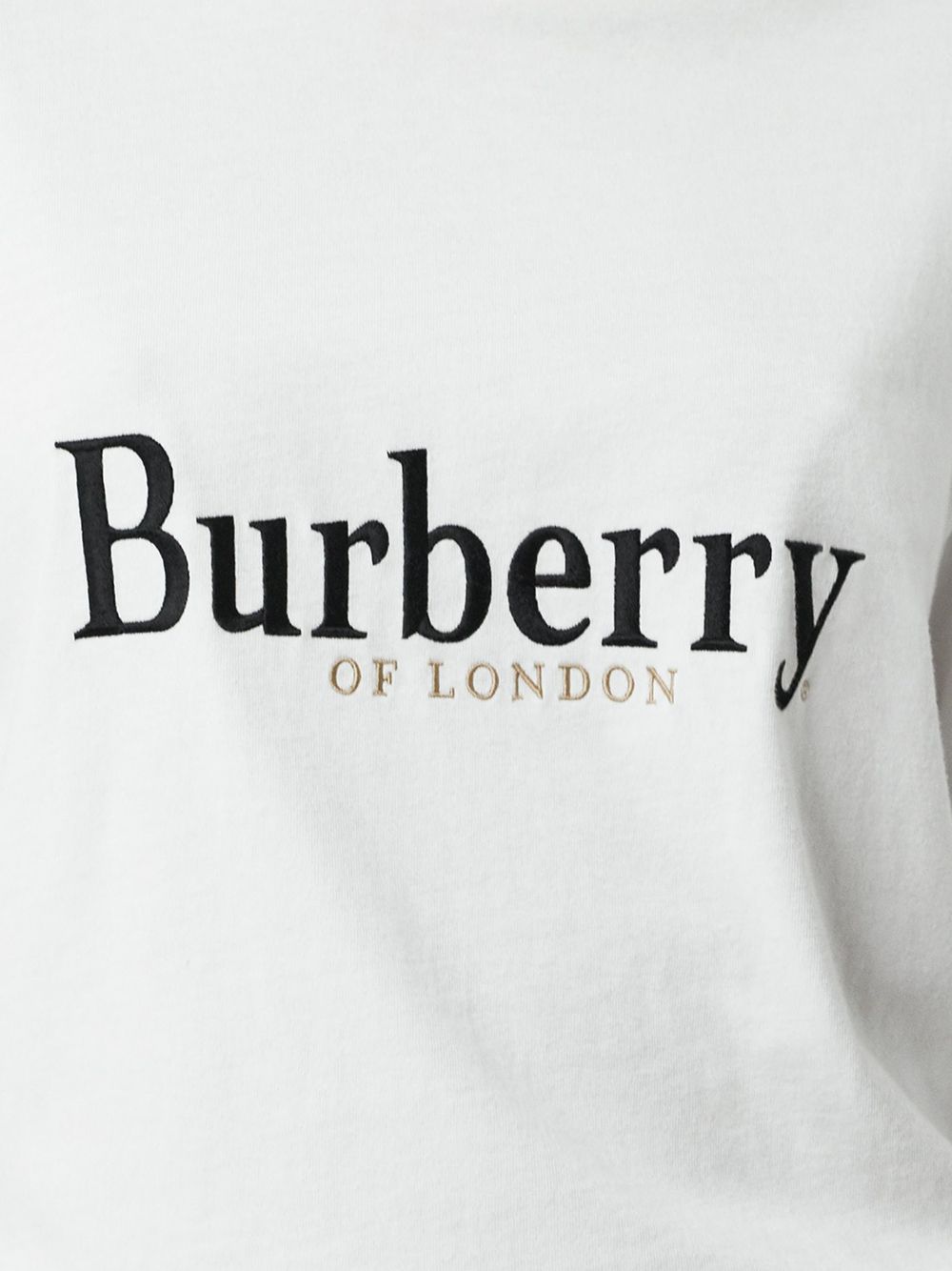 embroidered archive logo cotton t-shirt