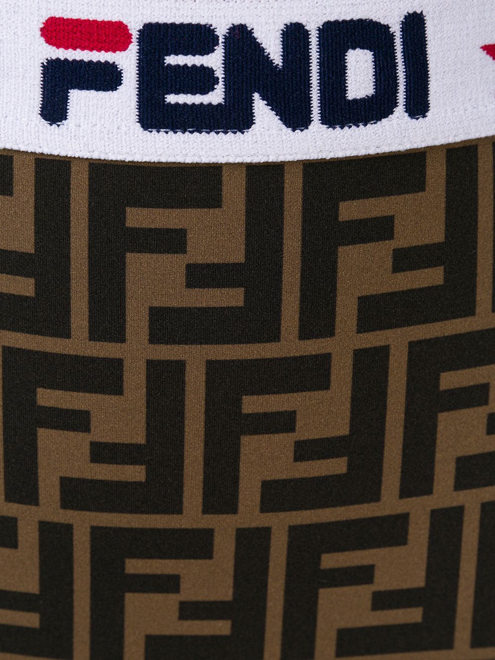 fendi logo print bikini