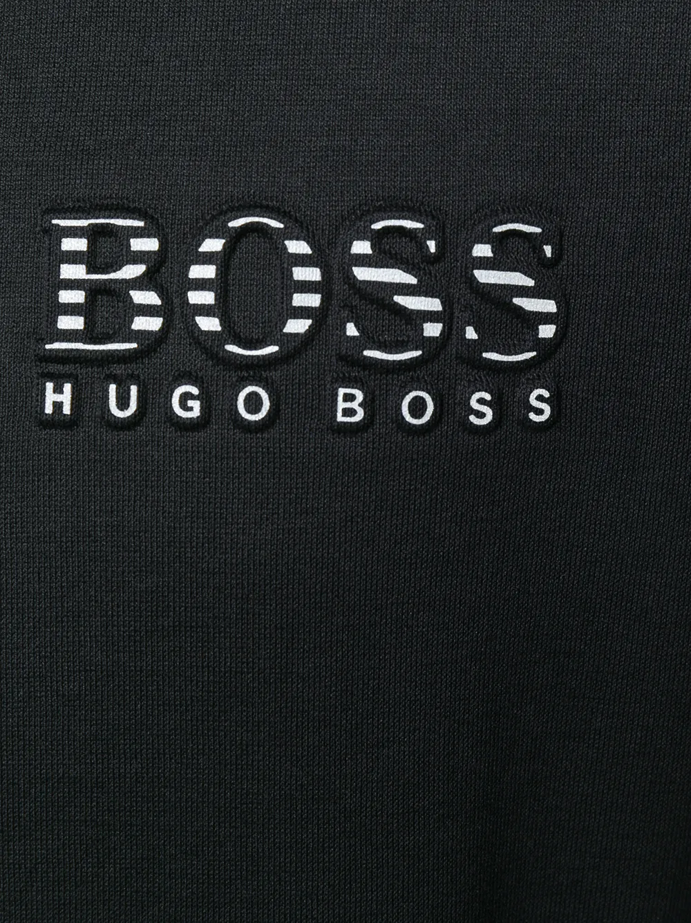 boss hugo boss logo zipped hoodie