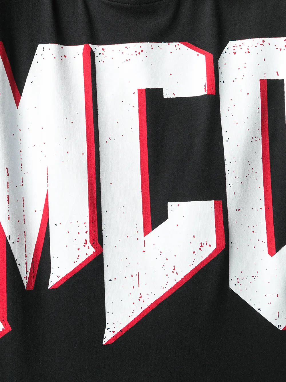 mcq alexander mcqueen contrast logo t-shirt