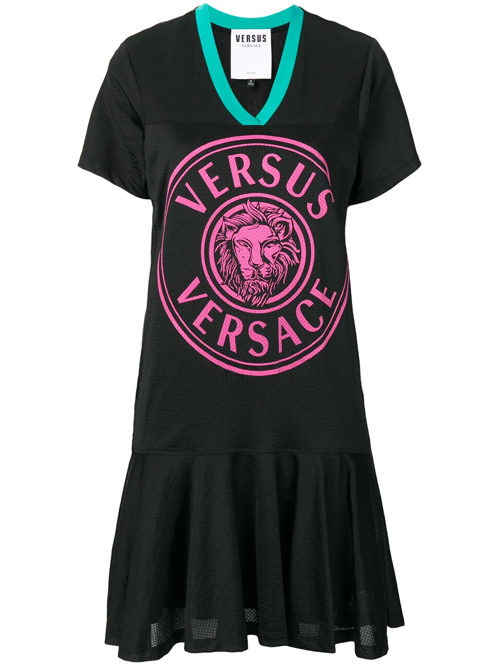 versus logo skater dress