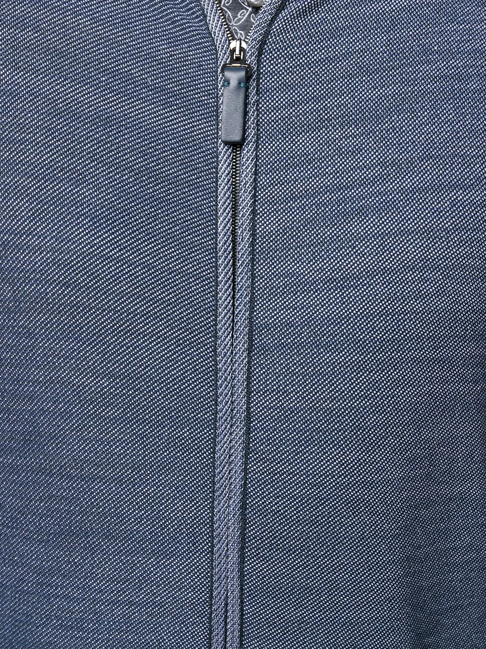 фото Brioni куртка-бомбер с локтевыми заплатками