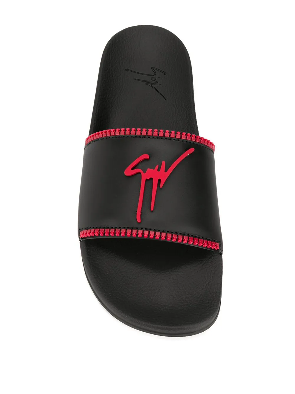 фото Giuseppe zanotti шлепанцы 'brett' с молниями