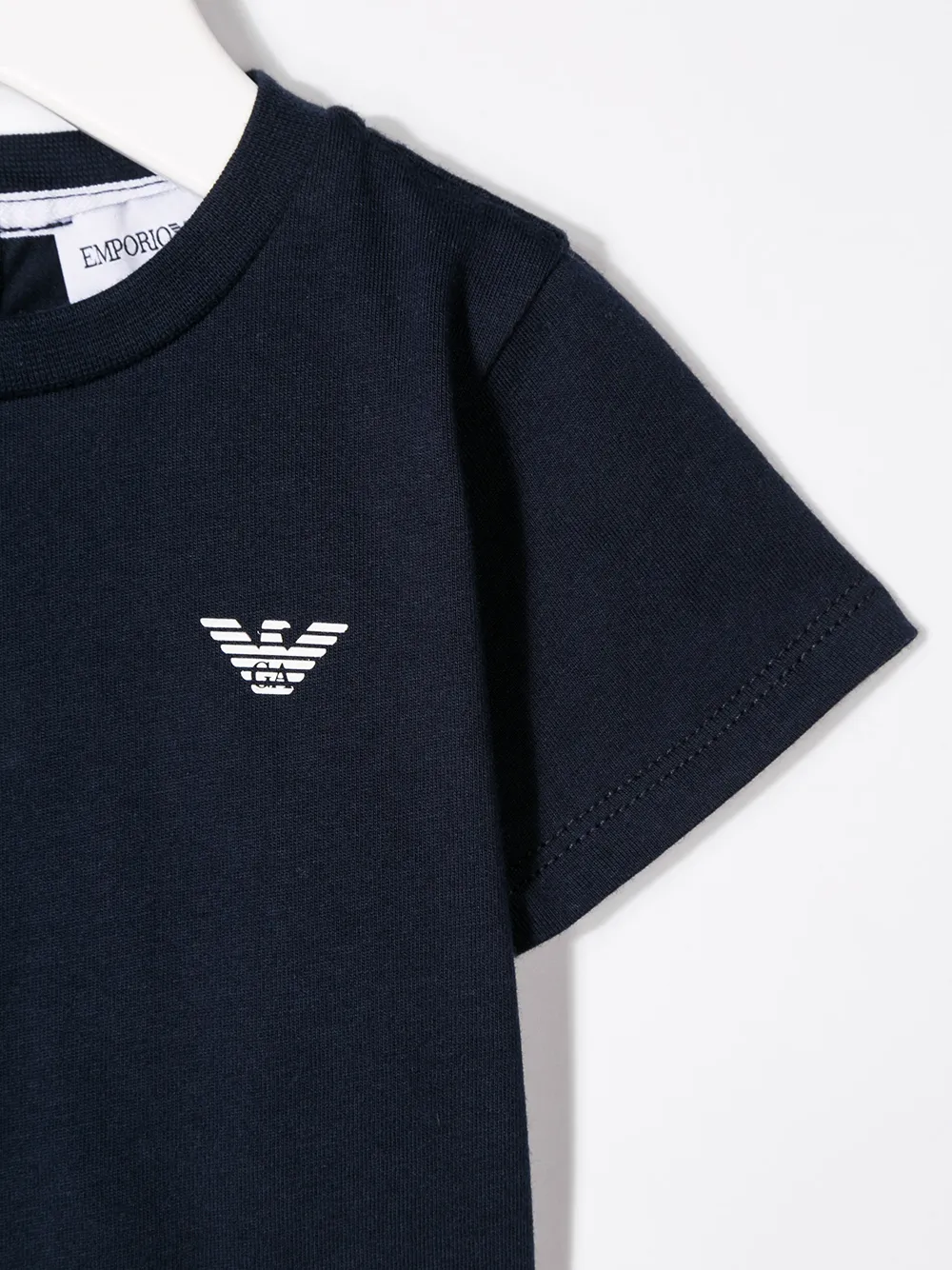 фото Emporio armani kids футболка с нашивкой-логотипом