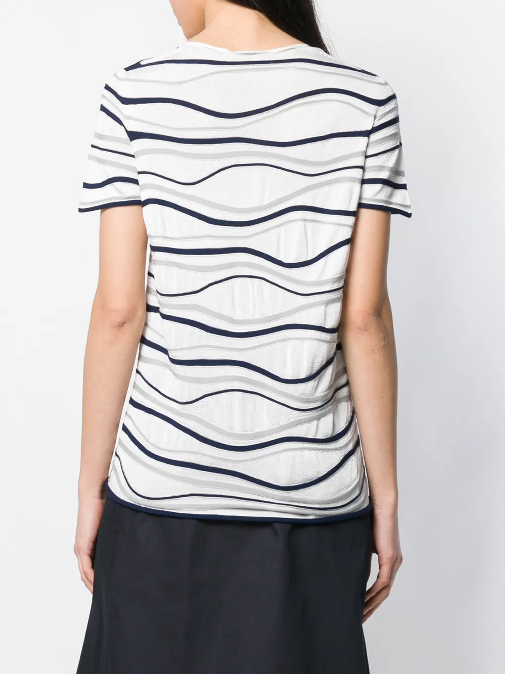 фото Emporio armani футболка в рубчик