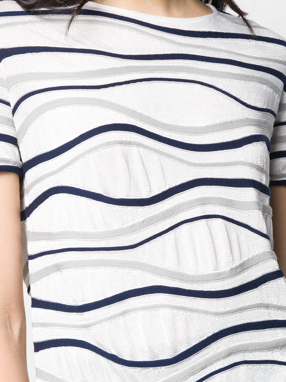 фото Emporio armani футболка в рубчик