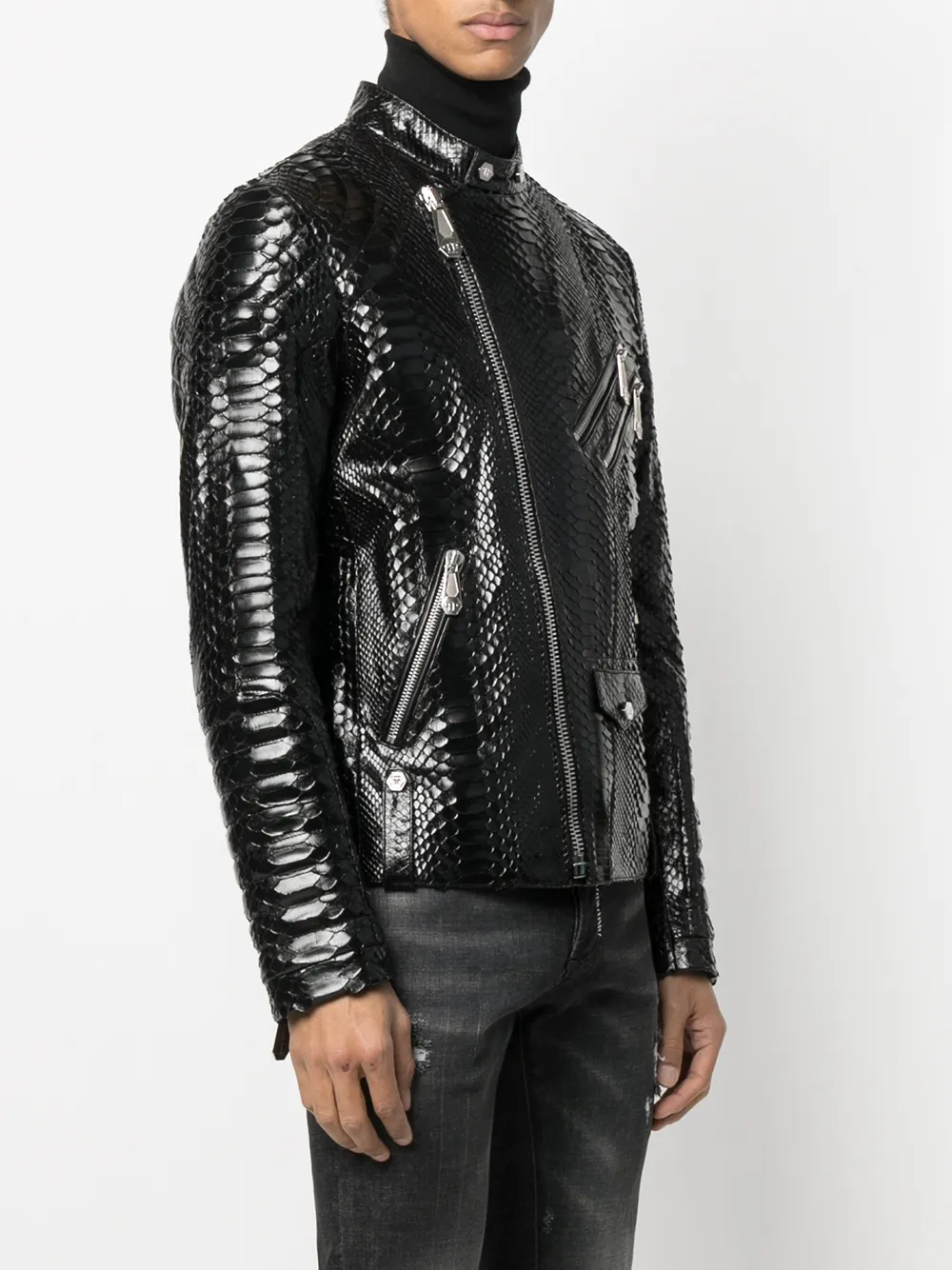 фото Philipp plein байкерская куртка rock pp