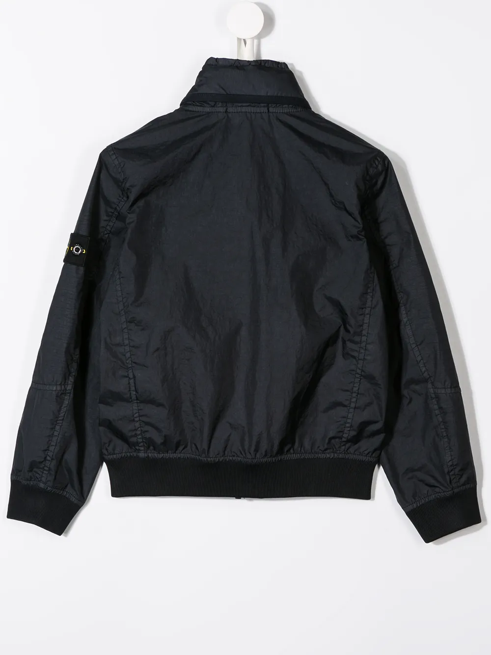 фото Stone island junior однотонная куртка на молнии