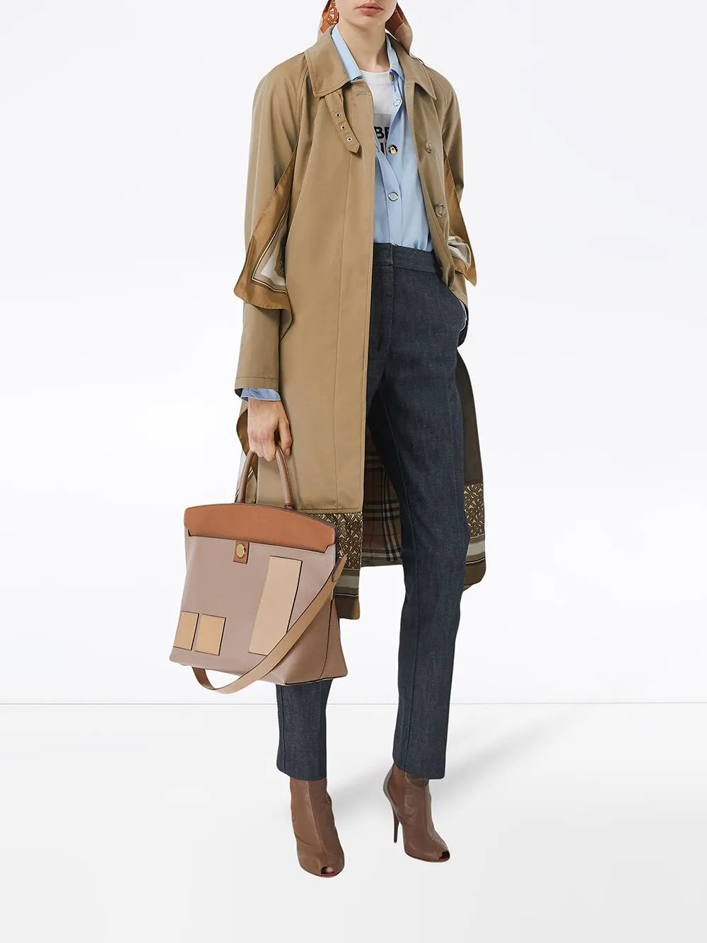 фото Burberry сумка society с верхней ручкой