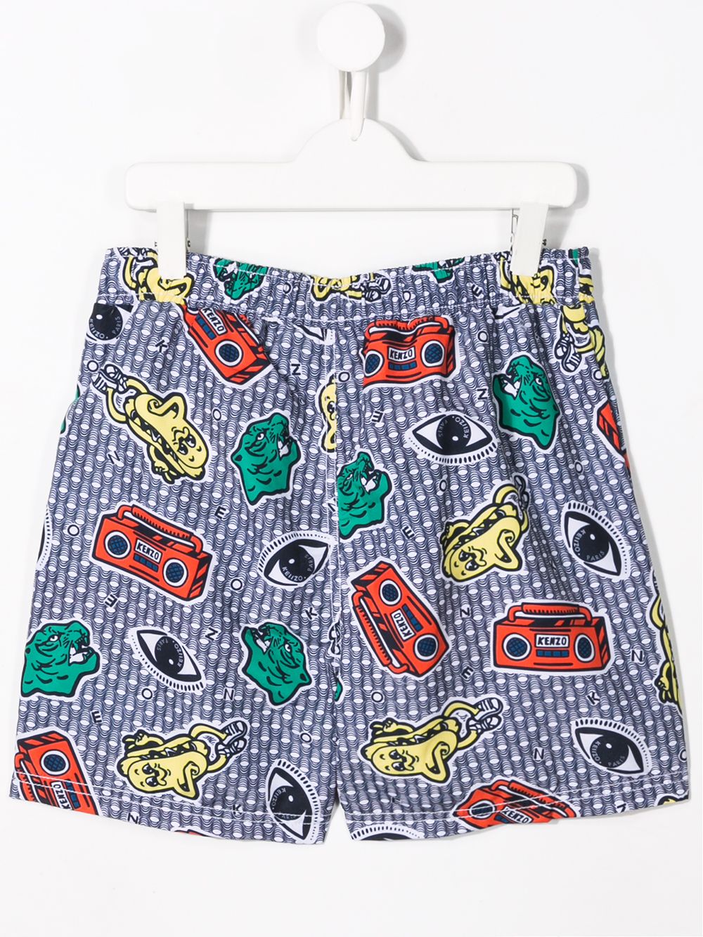 фото Kenzo kids шорты для плавания с принтом