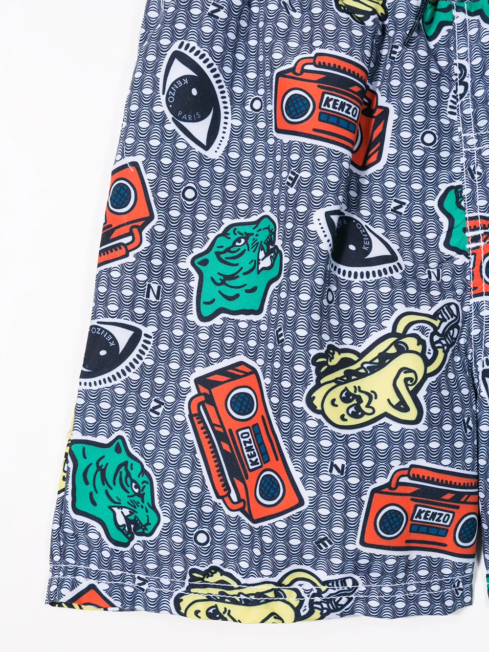 фото Kenzo kids шорты для плавания с принтом