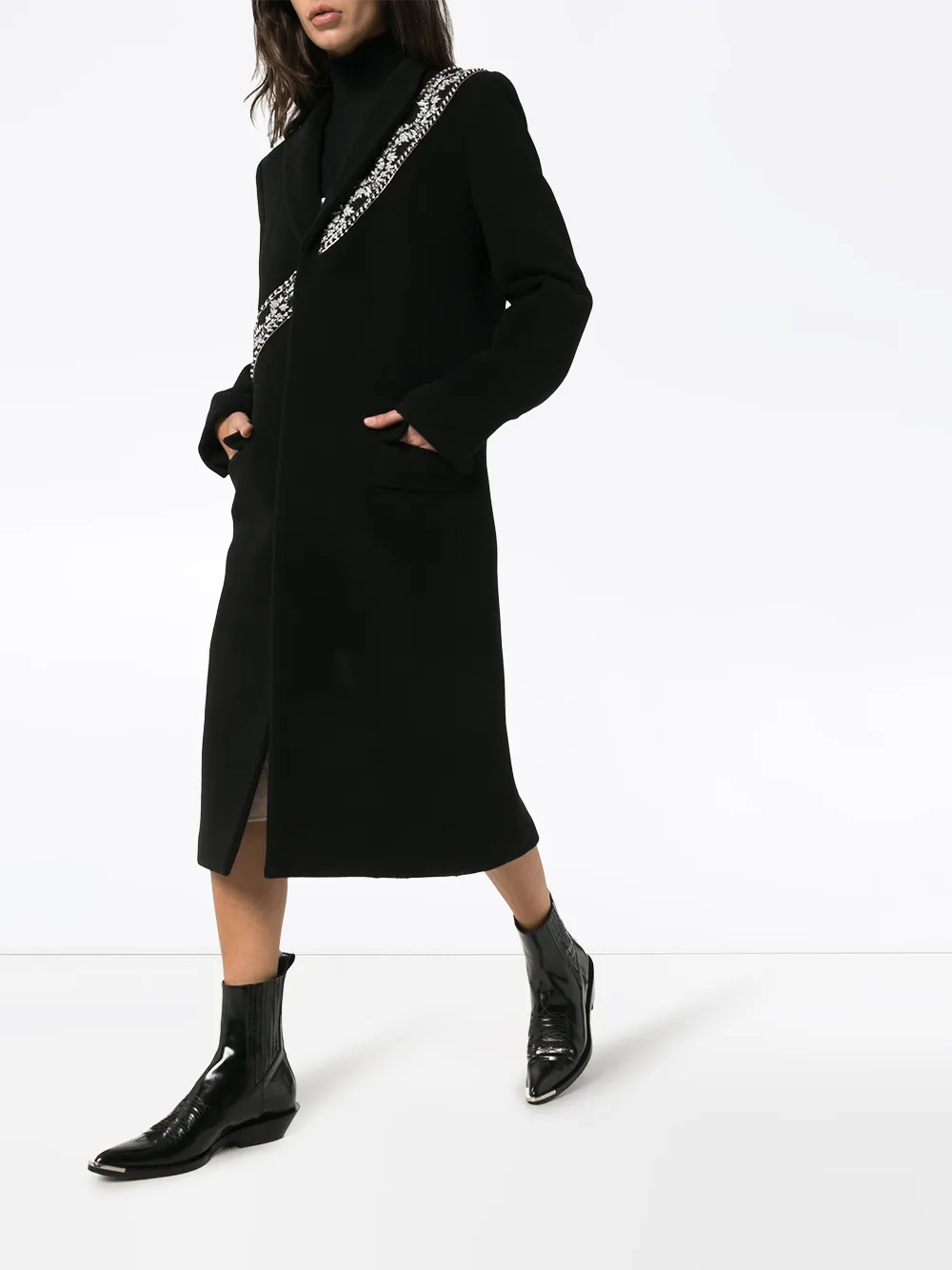 фото Amiri длинное пальто