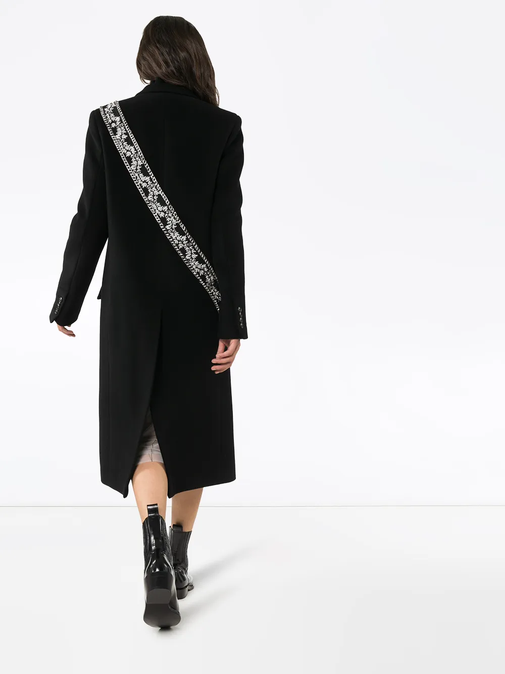 фото Amiri длинное пальто