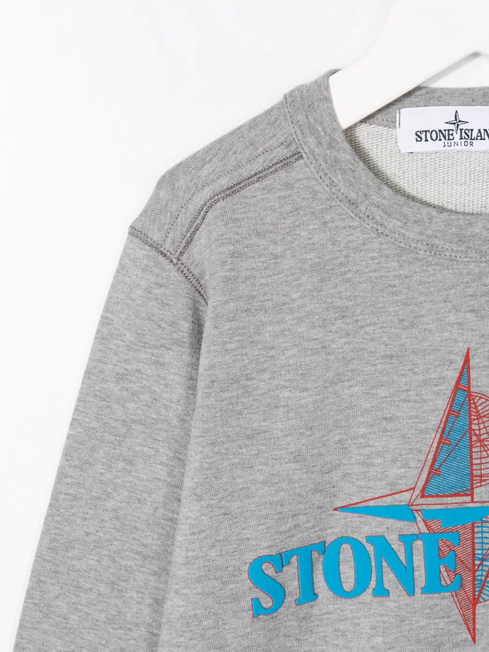 фото Stone island junior толстовка с логотипом