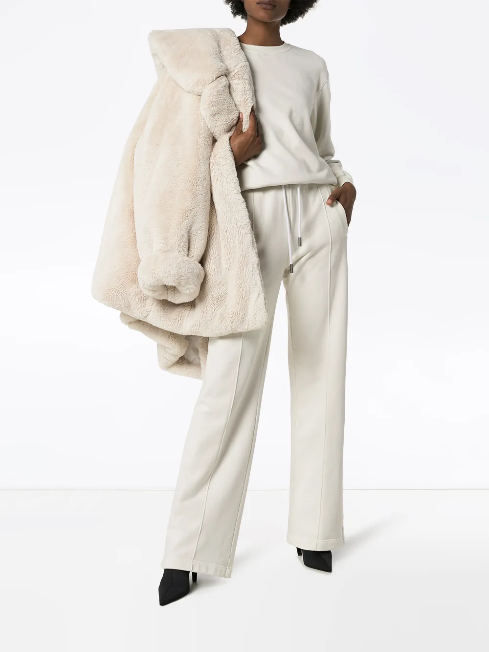 фото Off-white спортивные брюки с диагональными полосками