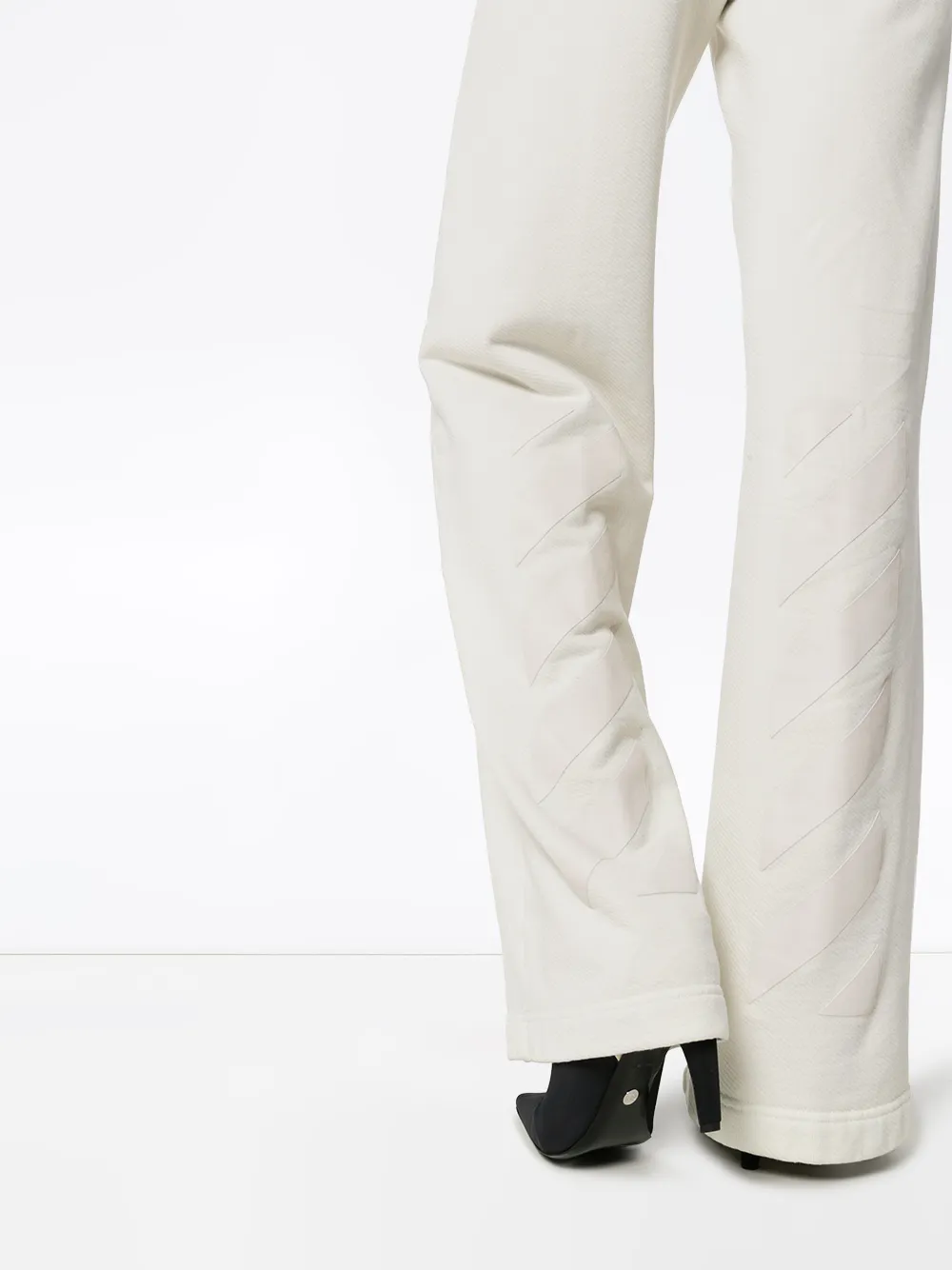 фото Off-white спортивные брюки с диагональными полосками