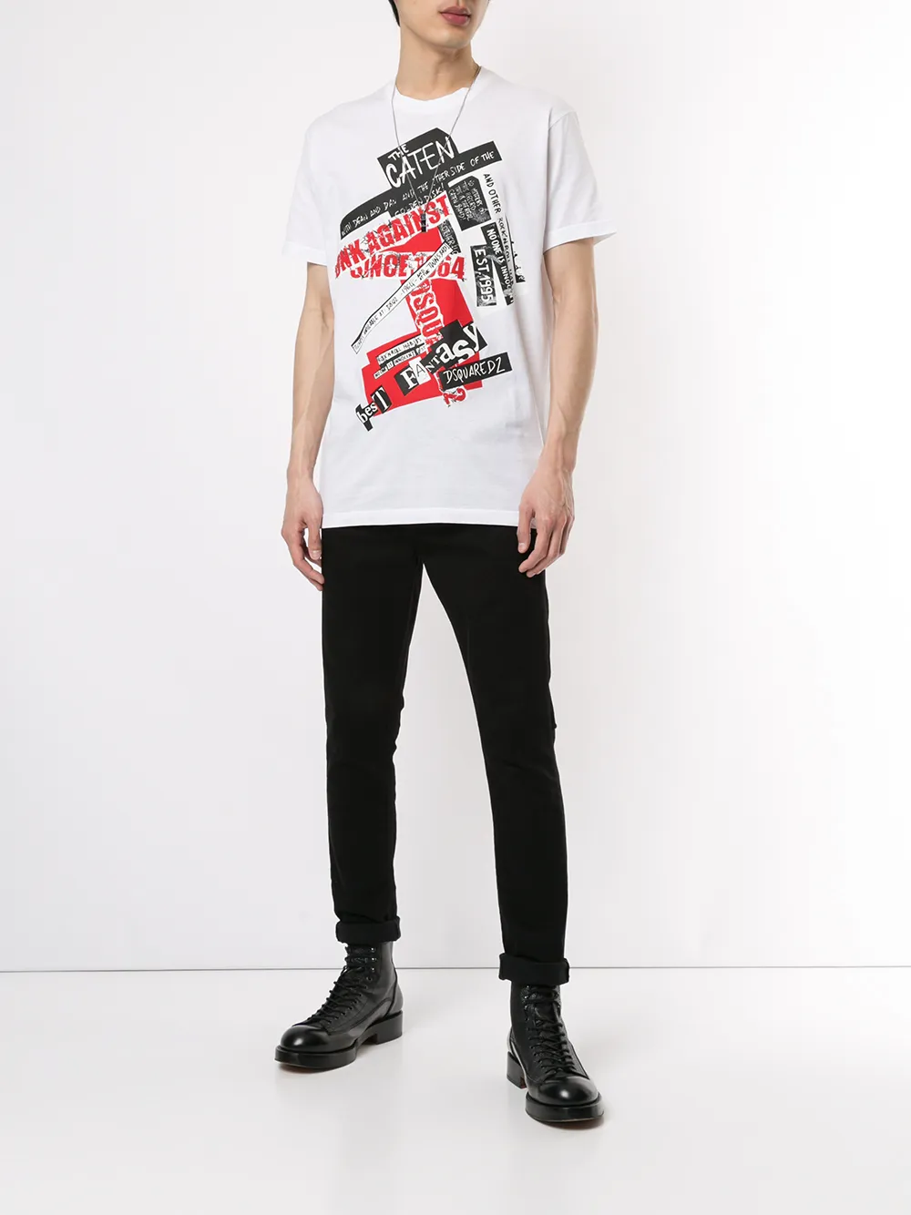 фото Dsquared2 футболка с логотипом