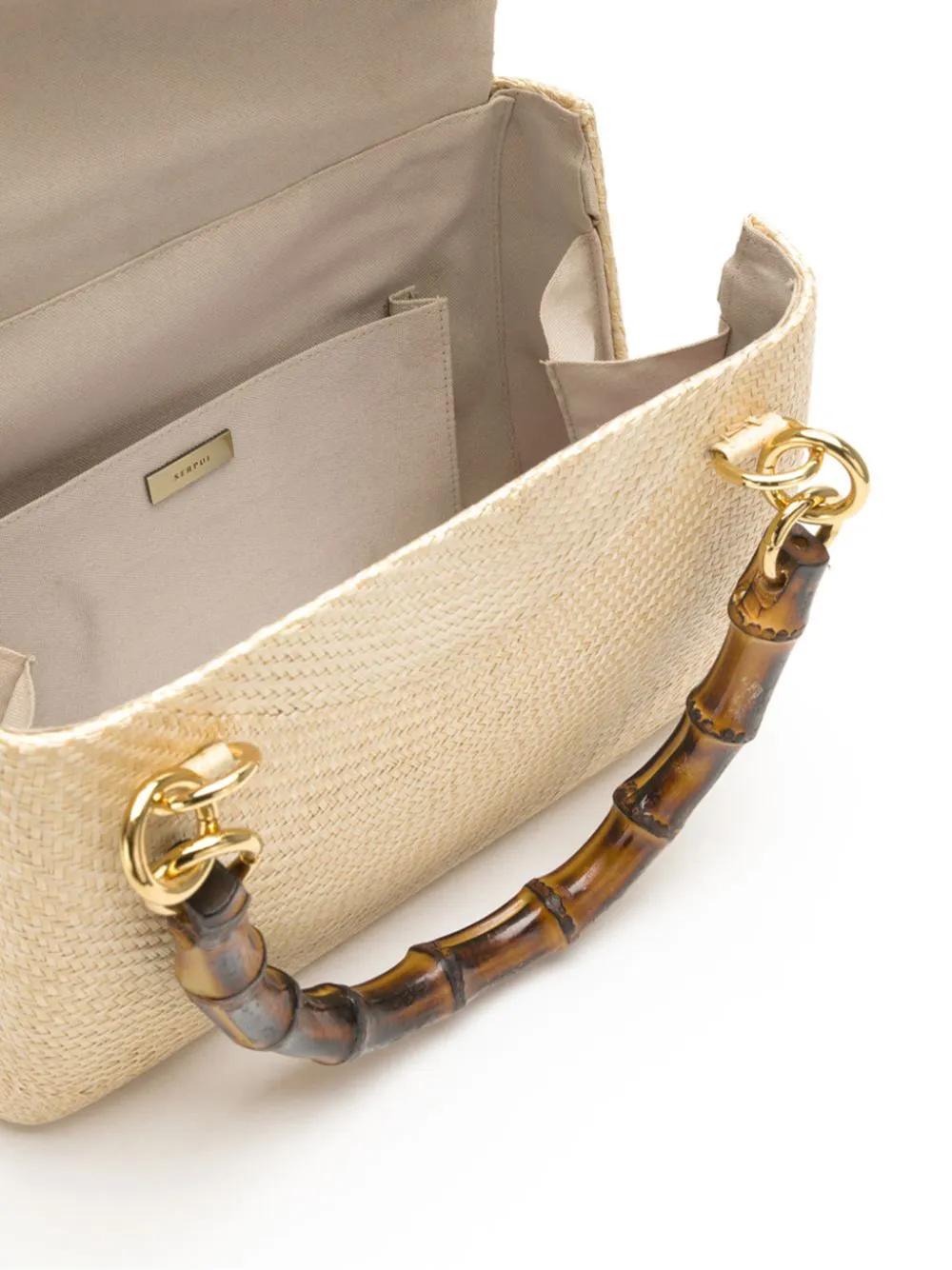 фото Serpui соломенная сумка на плечо