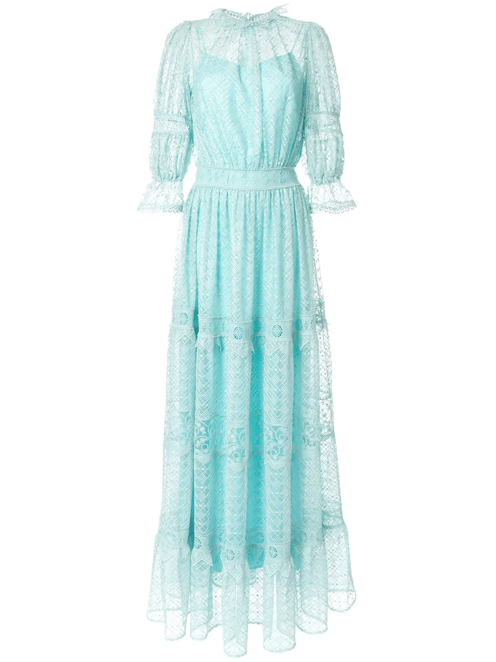 фото Copurs кружевное платье в технике макраме