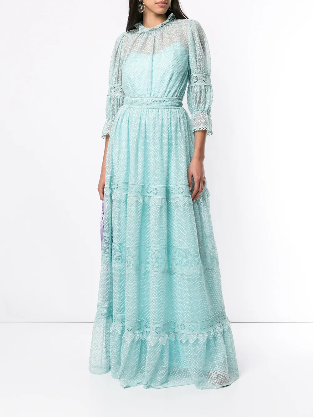 фото Copurs кружевное платье в технике макраме