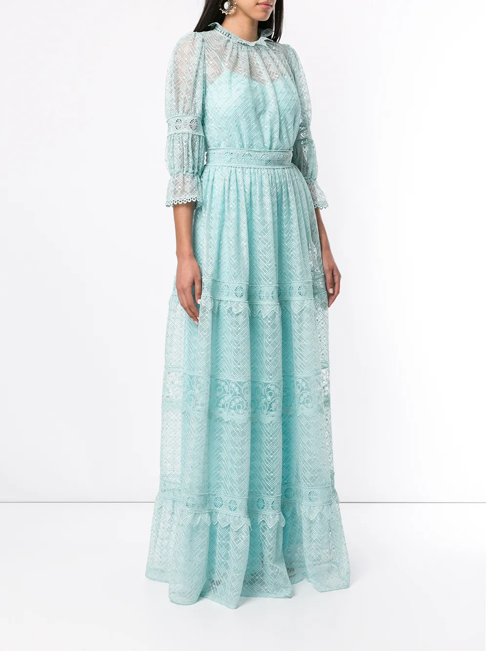 фото Copurs кружевное платье в технике макраме