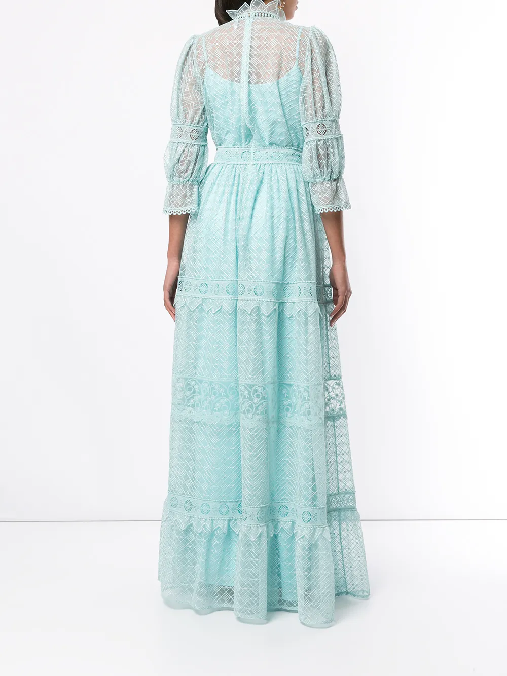 фото Copurs кружевное платье в технике макраме