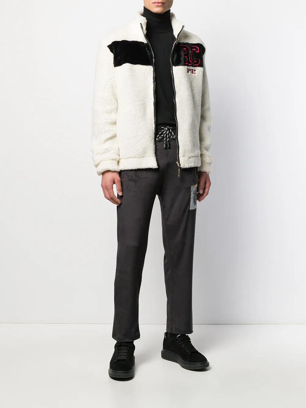 фото Roberto cavalli куртка с вышитым логотипом