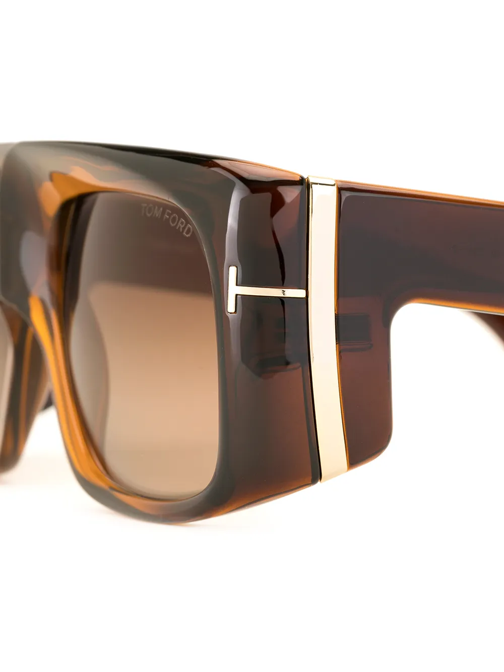 фото Tom ford eyewear солнцезащитные очки в массивной оправе