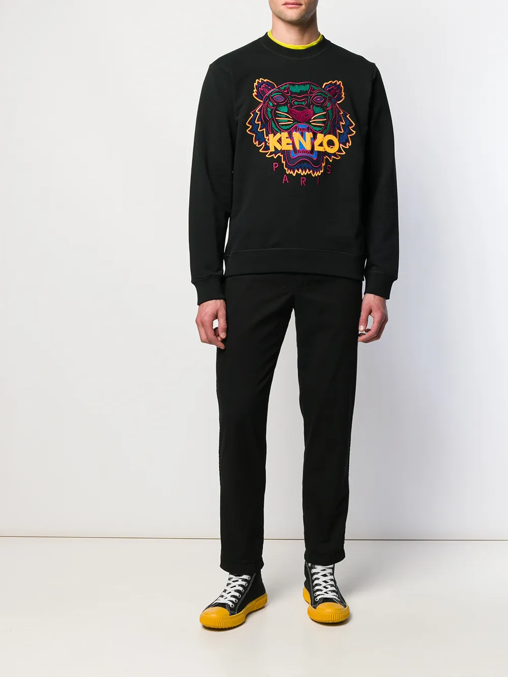 фото Kenzo толстовка с вышивкой tiger