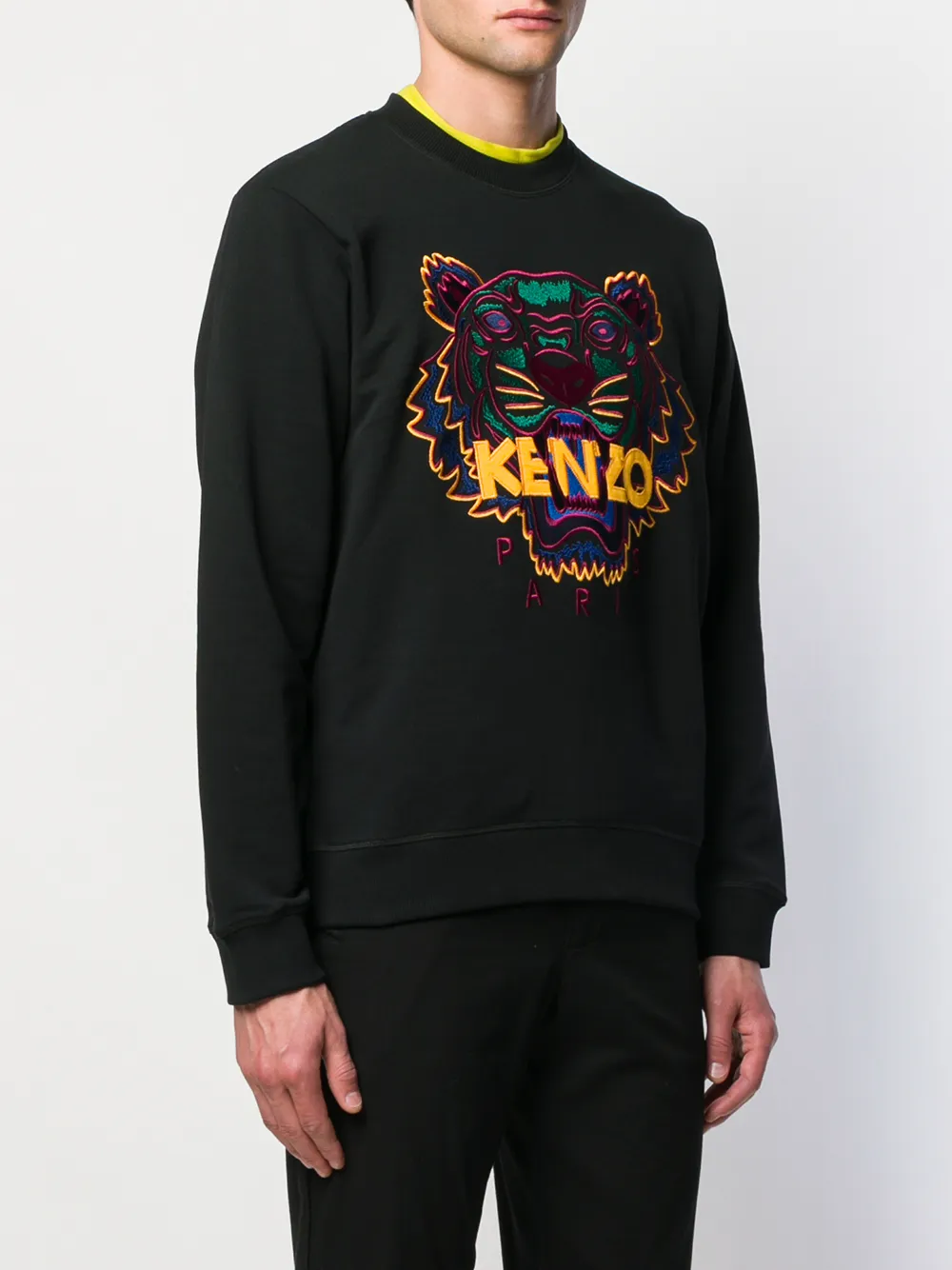 фото Kenzo толстовка с вышивкой tiger