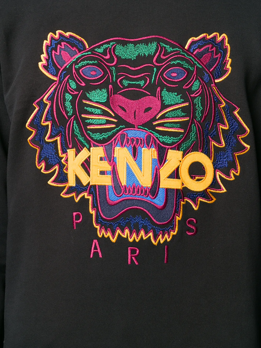 фото Kenzo толстовка с вышивкой tiger