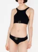 Shop Black Agent Provocateur Laurella Logo Plaque Bikini With Express