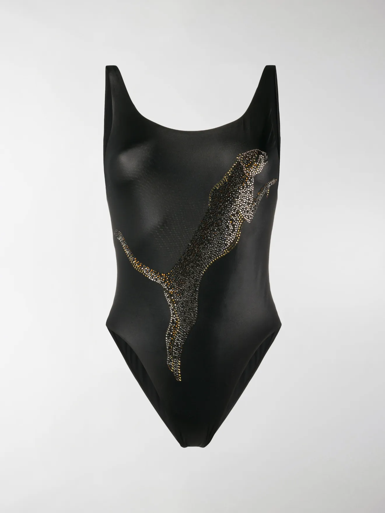 Agent Provocateur Indiana High Cut Embellished Swimsuit Black Modes