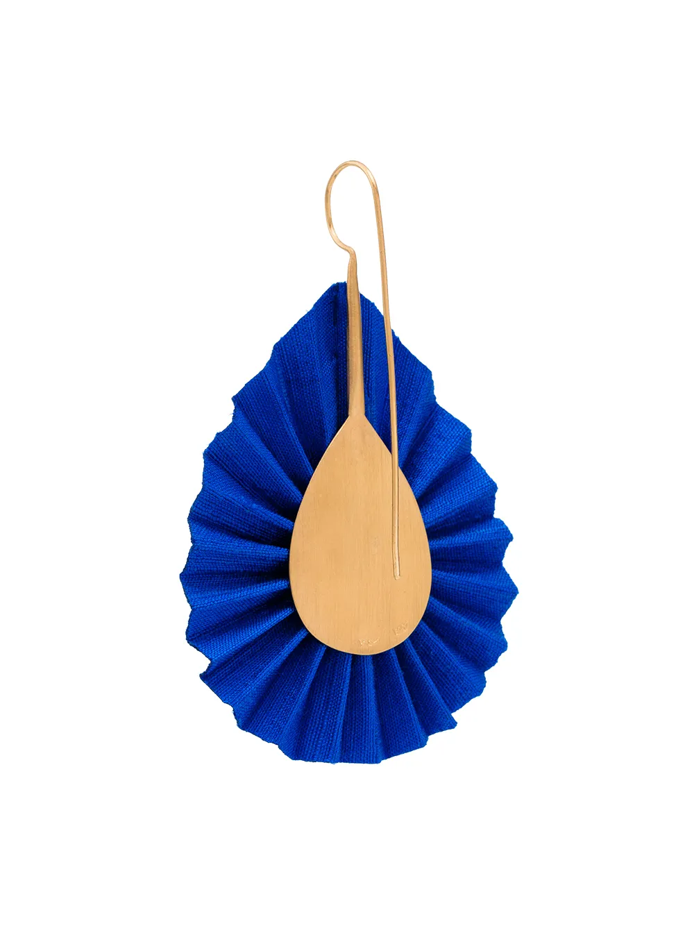 фото Katerina makriyianni серьги-подвески с плиссировкой