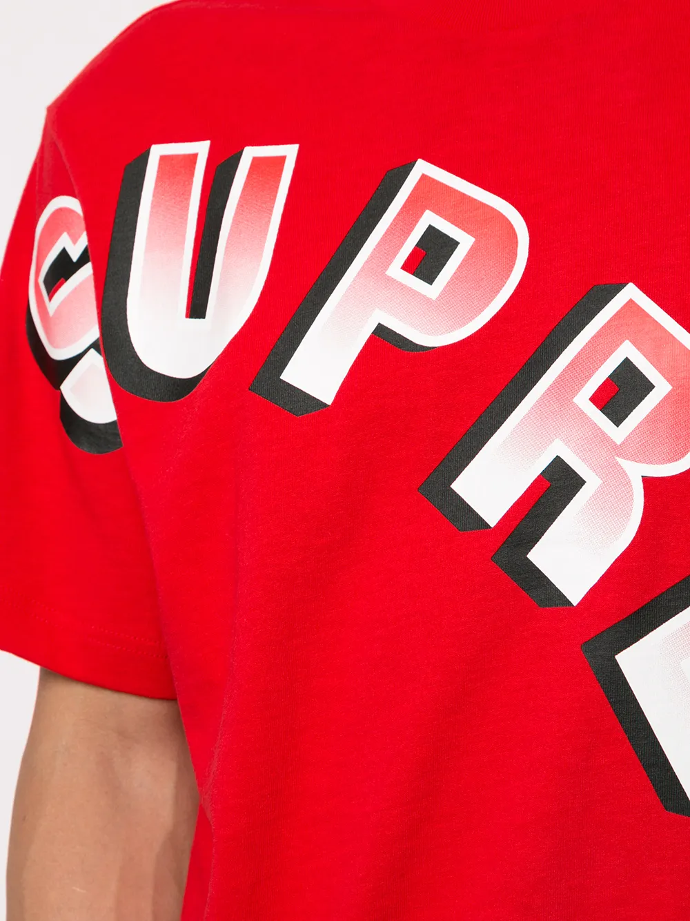 фото Supreme топ с логотипом