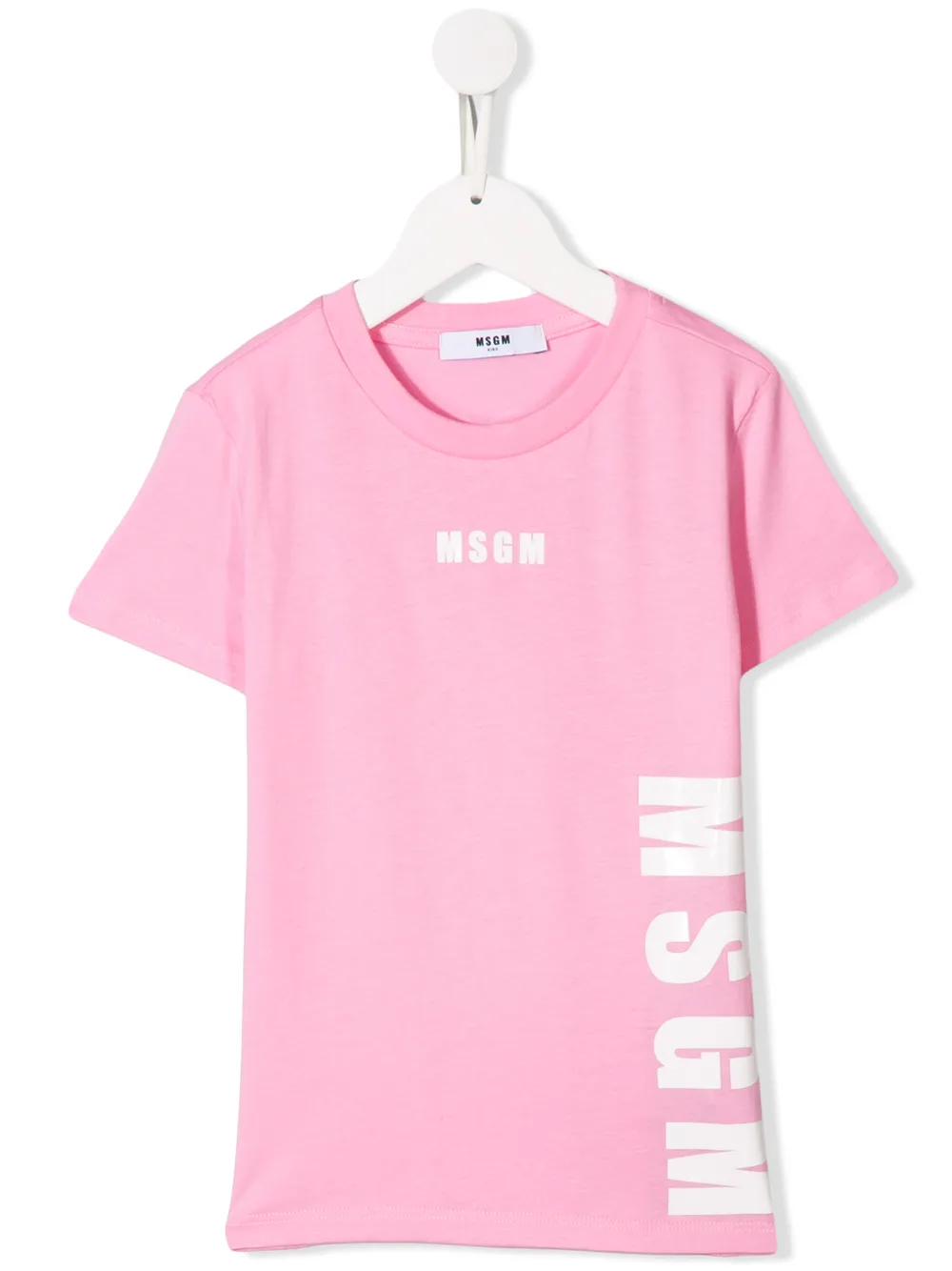 фото Msgm kids футболка с логотипом