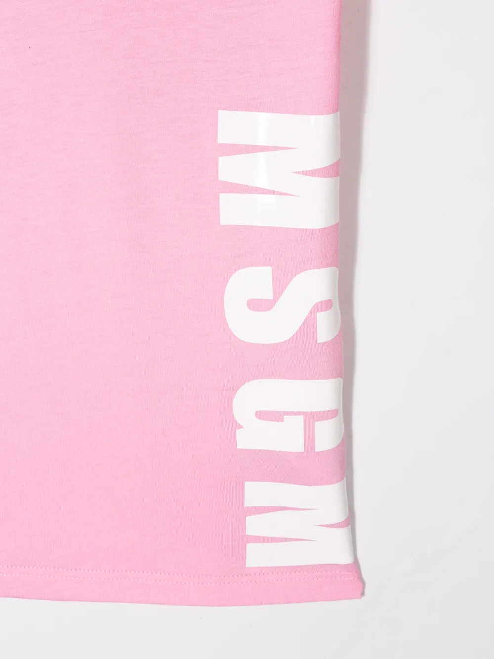 фото Msgm kids футболка с логотипом