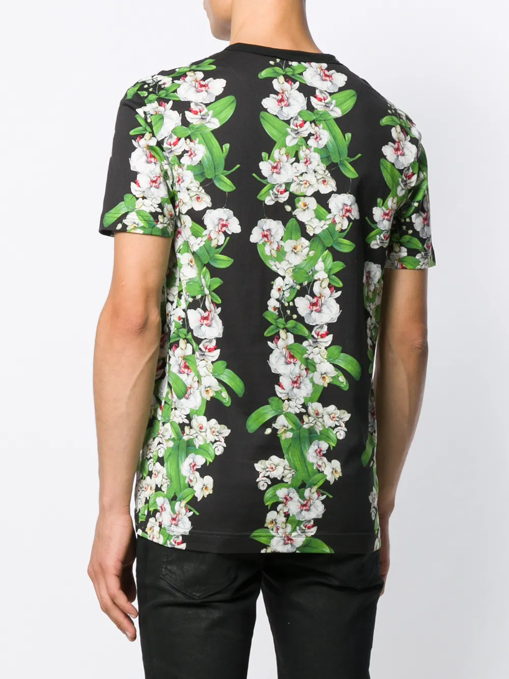 фото Dolce & gabbana футболка с цветочным принтом