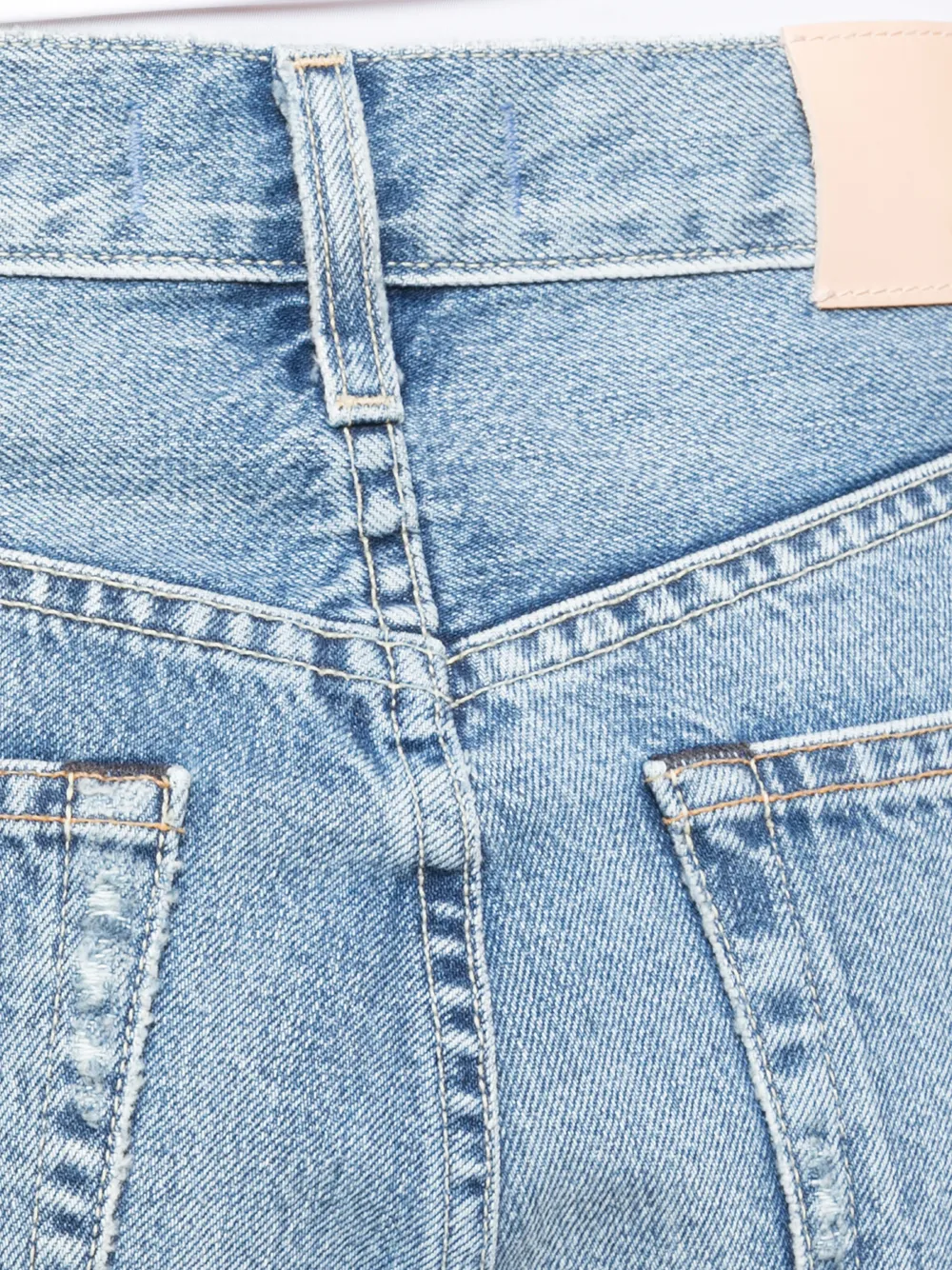 фото Trave denim джинсы высокой посадки с эффектом потертости