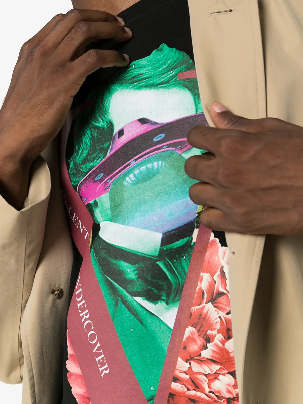 фото Valentino футболка с принтом из коллаборации с undercover