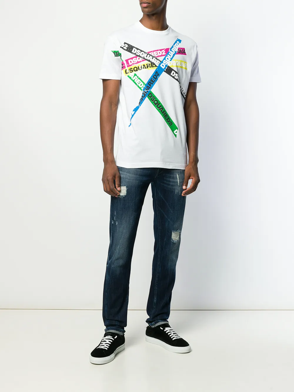 фото Dsquared2 футболка с логотипом