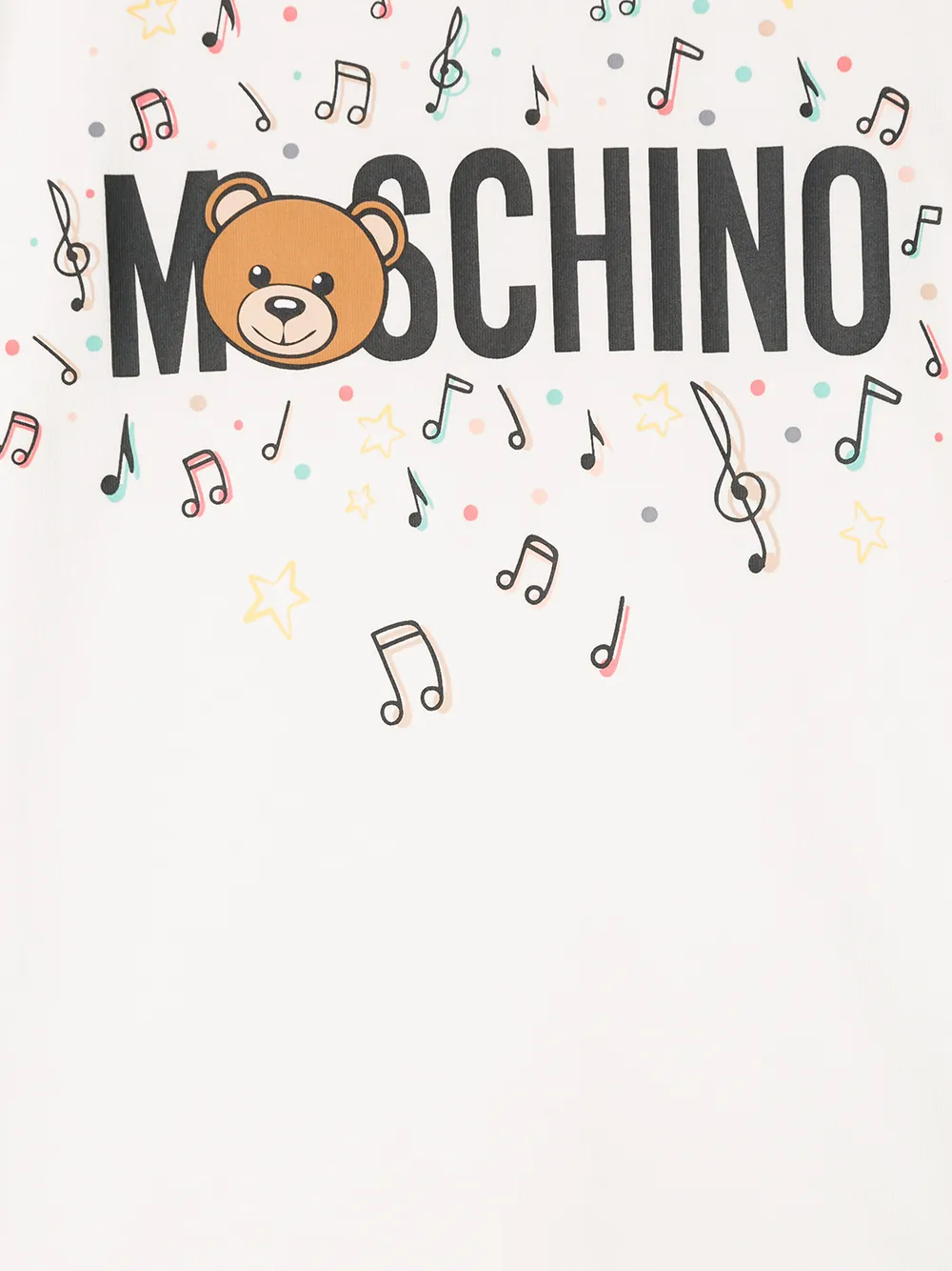 фото Moschino kids футболка с принтом