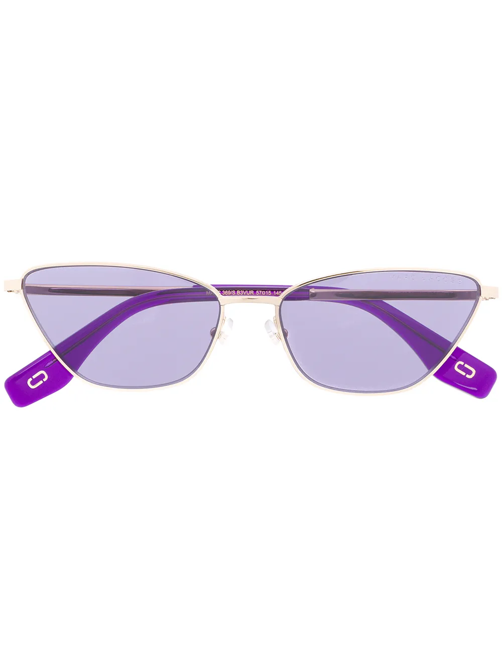 фото Marc jacobs eyewear солнцезащитные очки в оправе 'кошачий глаз'