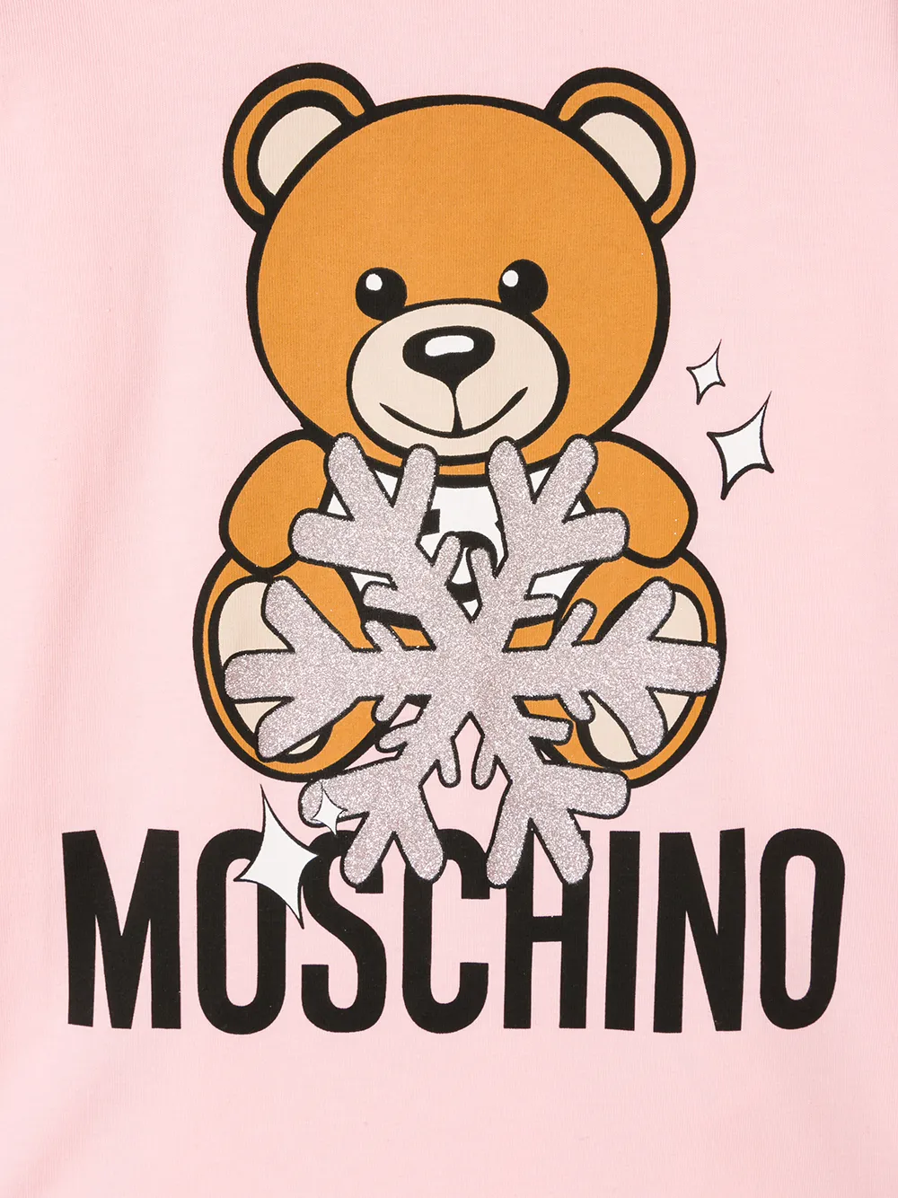 фото Moschino kids топ winter bear с логотипом