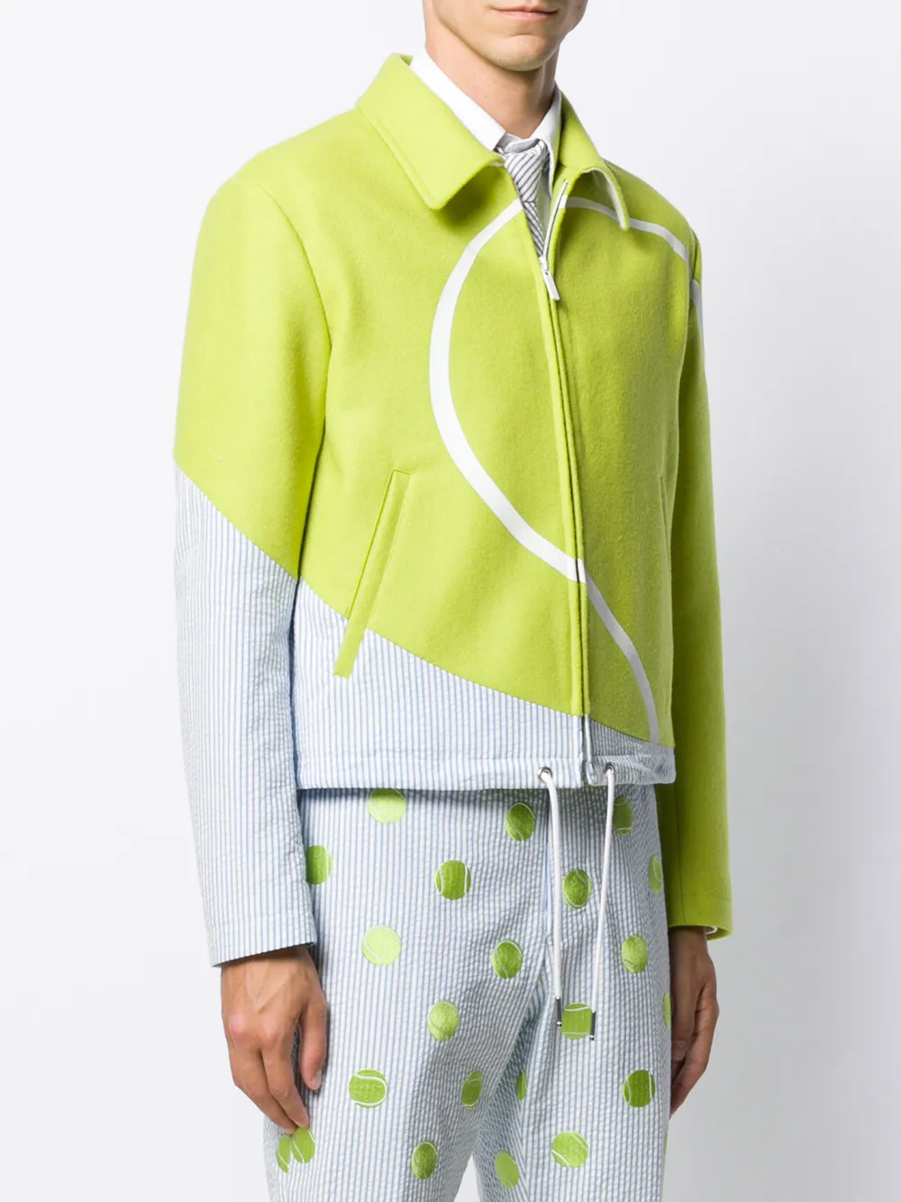 фото Thom browne куртка с контрастными вставками