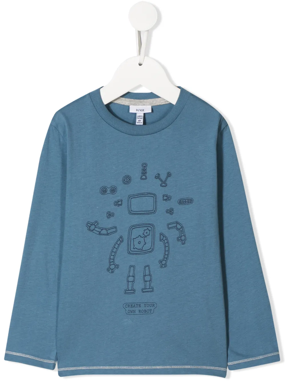 Knot top Robby the robot - Azul